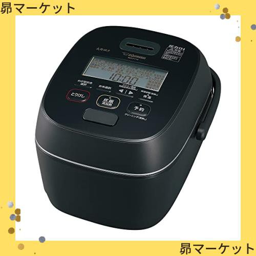 象印マホービン(ZOJIRUSHI) 炊飯器 5.5合 炎舞炊き 圧力IHタイプ 日本製 毎回のお手入れ点数2点 濃墨 NW-PT10-BZ