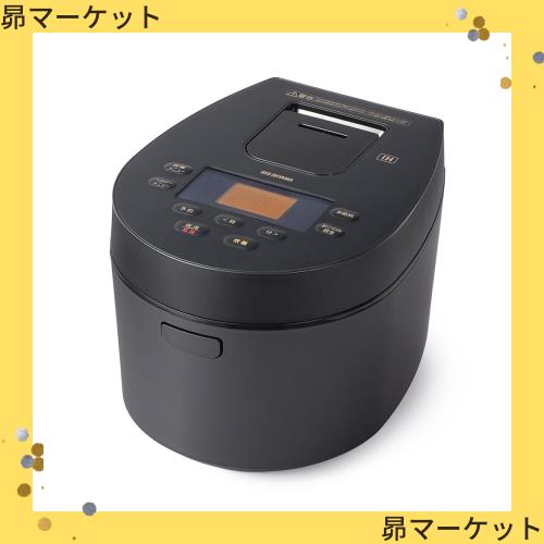 アイリスオーヤマ 炊飯器 圧力IH 3合 50銘柄炊き分け機能 極厚火釜 ブラック 202 圧力IH式炊飯器の通販│炊飯器・精米機│キッチン家電│家電│アイリス