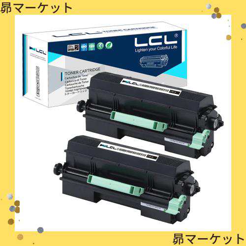 LCL RICOH用 リコー用 600544 600545 10000枚 4500H SP4500 SP4510 SP4510SF SP3610 SP3610SF 600546 (2パック ブラック) 互換トナーカーの通販は