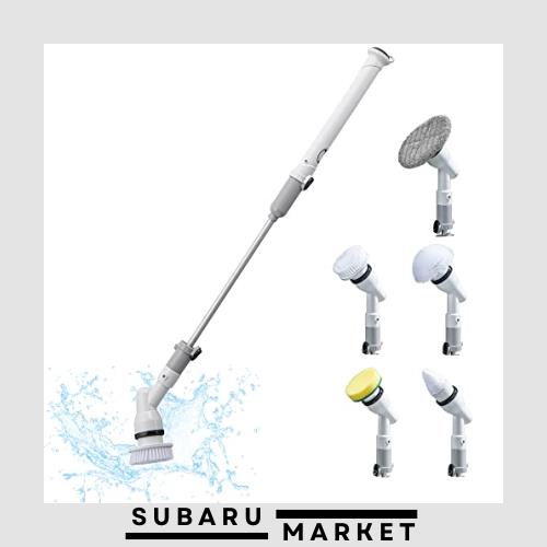 [山善] 電動お掃除ブラシ バスポリッシャー フローマジック 充電式 コードレス ブラシ5種類 風呂掃除 電動デッキブラシ 2段階長さ調節 浴 4,770円