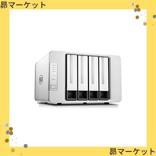 TerraMaster F4-423 SMB向け 4ベイNAS 高性能 Celeron N5095クアッドコアプロセッサを搭載 CPU 4GB DDR4 2x 2.5GbEポート「HDD付属なし」