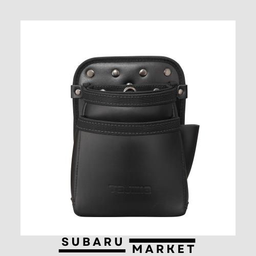 タジマ セフシステム 着脱式腰袋 本革 2段中 堅牢でしなやかな