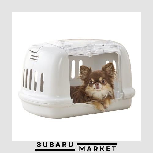 アイリスオーヤマ 犬 猫 キャリー ペットハウス＆キャリー 中が見える P-HC480 アイボリーの通販は
