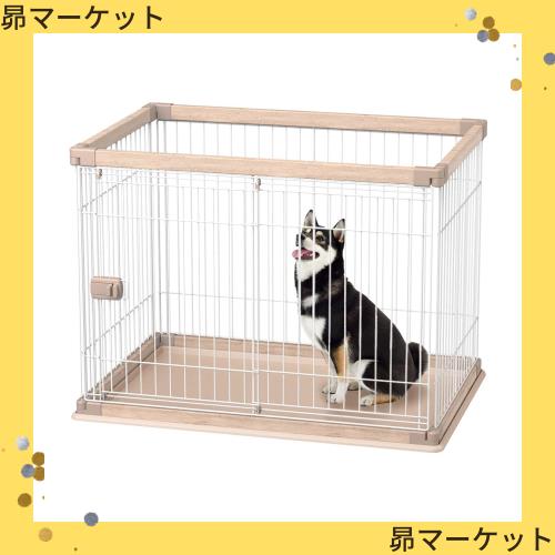 アイリスオーヤマ 犬 サークル ウッディサークル ライトナチュラル 小型犬用 幅97.5×奥行66.5×高さ71cm PWSR-960Vの通販は