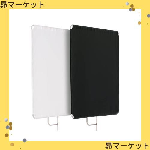 Selens 撮影用 フラッグパネル レフ板 45x60cm ディフューザー+ブラックリフレクターキット ステンレス製 撮影フラッグ 取り外し快速 スの通販は 6,698円