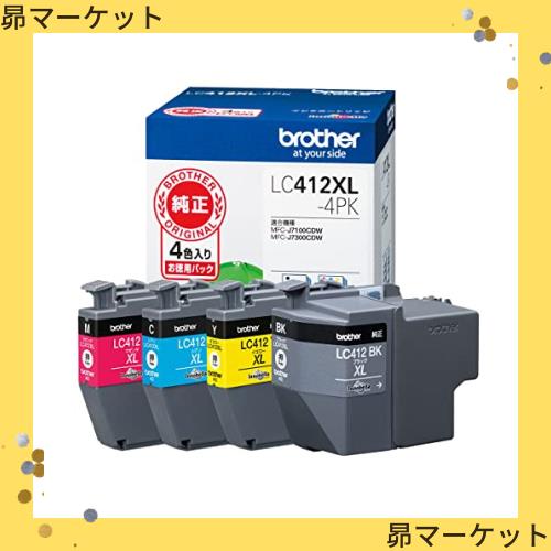 ブラザー工業 【ブラザー純正】インクカートリッジ4色パック(大 ブラザー工業 【ブラザー純正】インクカートリッジ4色パック(大