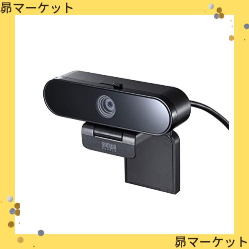 サンワサプライ WEBカメラ マイク無し プライバシーシャッター内蔵 水平画角60° USB接続 CMS-V67BKの通販は