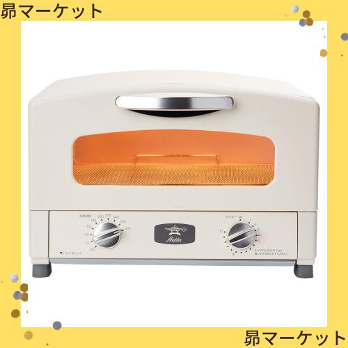 Aladdin (アラジン) グラファイト トースター 2枚焼き トースト パン 温度調節機能 タイマー機能付き [遠赤グラファイト 搭載] ホワイト
