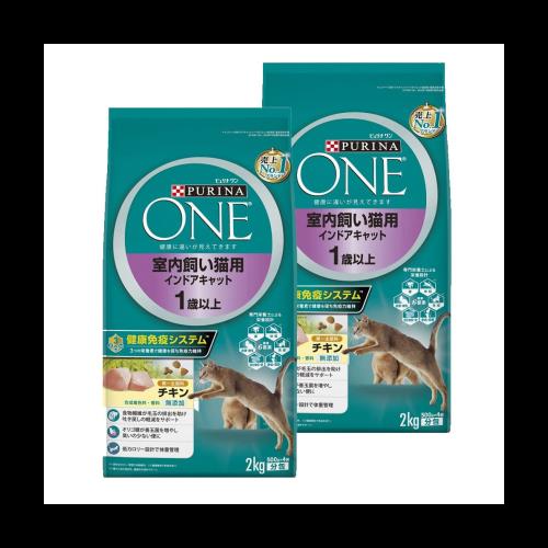 ネスレ ピュリナワン キャット 室内飼い猫用 インドアキャット 1歳以上 チキン 2kg ネスレ ピュリナワンキャット 室内飼い猫用 インドアキャット 1歳以上