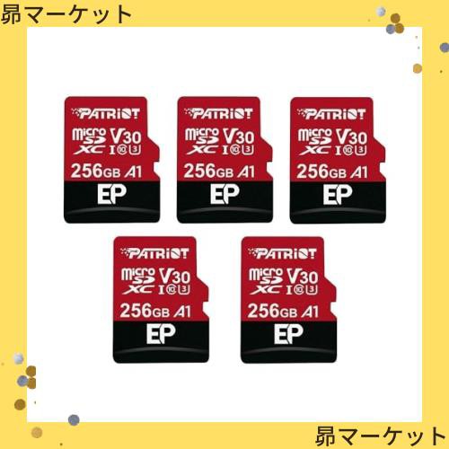 Patriot 256GB A1 / V30 Micro SD Card for Android Phones and Tablets, 4K Video Recording - 5 Pack, Lot of 5の通販は