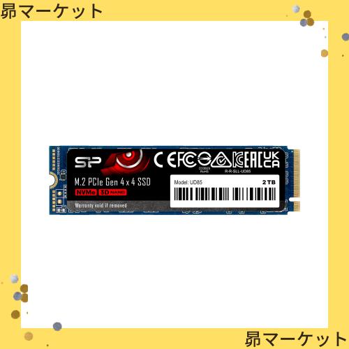 シリコンパワー SSD 2TB【ハイコストパフォーマンスSSD】最大読込 3,600MB/s 最大書込み 2,800MB/s 3D NAND M.2 2280 PCIe4.0×4 NVMe1.4の通販は