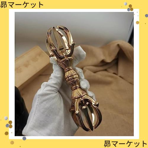 【dsdsad】五鈷杵 長さ16cm 密教法具 寺院用仏具 金剛杵仏具 法具 お守り 御守 魔除け 弘法大師 空海 大々型