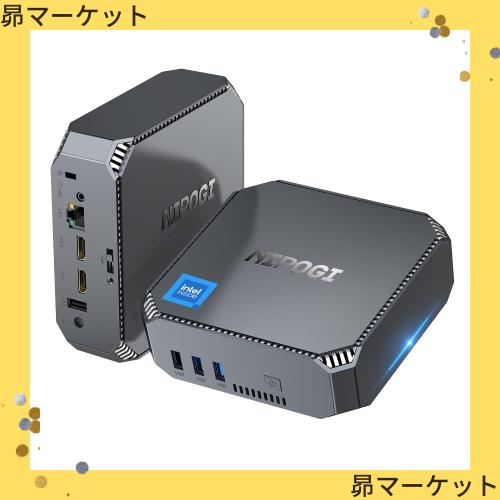 ミニpc n100 Intel n100 mini pc 16GB 512GB SSD 小型pc 高速放熱静音 