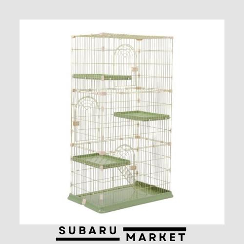 OSJキャットケージ 猫 ケージ ペットケージ3段 猫ゲージ キャットハウス ネコ ハウス おしゃれ はしご付き 小動物ケージ 高さ163cm 多段 の通販は 12,369円