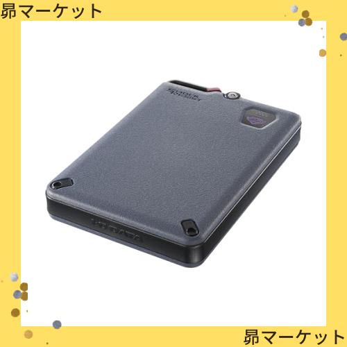 IODATA セキュリティ SSD BizDAS 500GB ハードウェア暗号化 パスワードロック対応 耐衝撃 ポータブルSSD USB 5Gbps対応 日本メーカー SSP