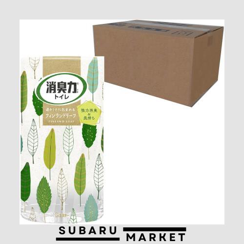 消臭力 [オフィス ビジネスに ケース販売] トイレ用 置き型 北欧 フィンランドリーフ 400mL×18個 トイレの消臭力 トイレ 置くだけ 消臭の通販は