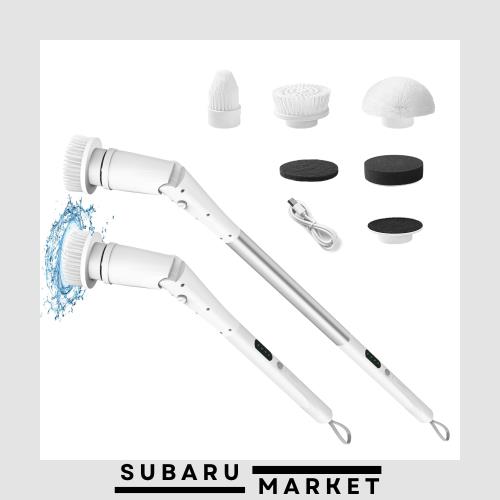 【2024New モデル】エペイオス(Epeios) バスポリッシャー お風呂掃除ブラシ コードレス型 電動お掃除ブラシ 充電式 ブラシ角度調節 長さの通販は 5,746円