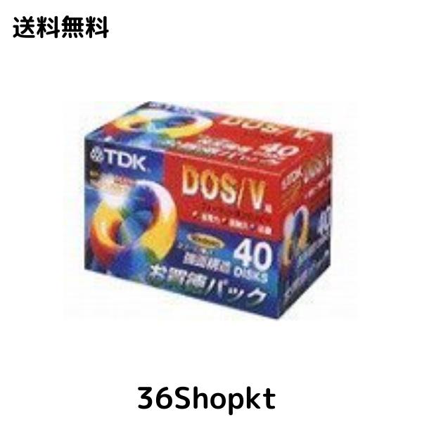 TDK 3.5型フロッピーディスク 2HD DOS/V Windows 40枚 MF2HD-BMX40S TDK 3.5型フロッピーディスク 2HD DOS⁄V Windows 40枚 MF2HD-BMX40S