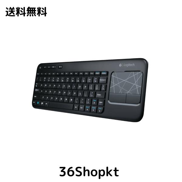 Logitech Wireless Touch Keyboard K400 with Built-In Multi-Touch Touchpad, Black 並行輸入