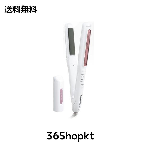 パナソニック ヘアアイロン カール・ストレート両用 海外対応 32mm 白 EH-HW12-W