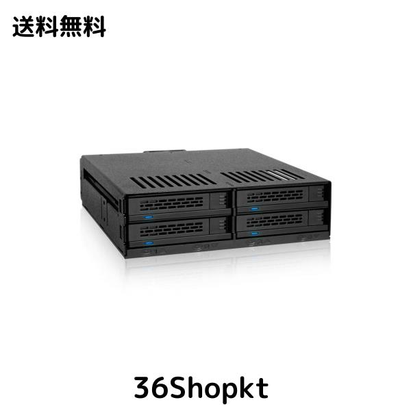 ICYDOCK MB324SP-B HDD ＆ SSD x 4台 搭載 可能 モジュールラック ホット スワップ