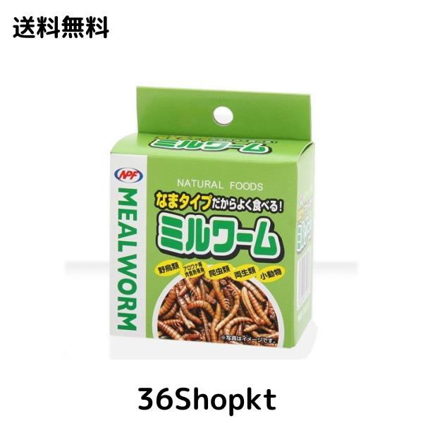 ＮＰＦ ミルワーム ３５ｇ×２４缶 両生類 爬虫類 ハリネズミ フード 餌 エサ 缶詰 沖縄別途送料