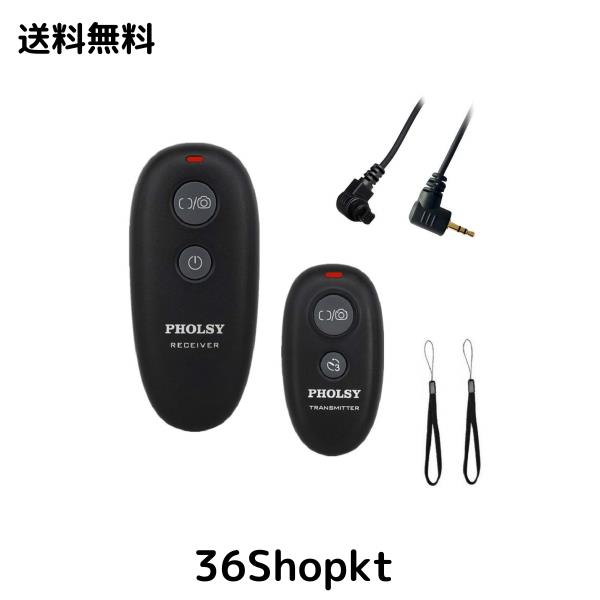 PHOLSY ワイヤレス リモコン レリーズ リモートコントローラー リモートスイッチ Canon 用 R100 R8 R6ii R7 R10 90D 250D 850D 6Dii； Olyの通販は 5,954円