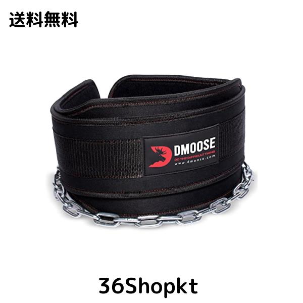 DMooseディップスベルト、36 ”ウェイトリフティング用筋力トレーニングベルト、快適なネオプレンサポート付きウェイトリフティング用ヘビ