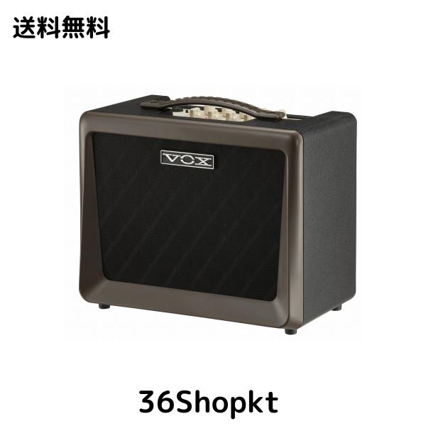 VOX Nutube搭載 アコースティックギターアンプ VX50 AG コンパクト 軽量設計 50Wの大出力 自宅練習 スタジオ ステージに最適 マイク入力