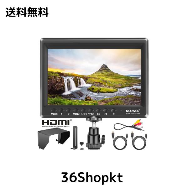Neewer F100 7インチ カメラフィールドモニター HD ビデオ