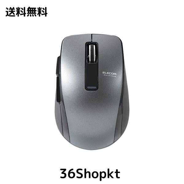 エレコム マウス Bluetooth (iOS対応) Mサイズ 5ボタン (戻る・進むボタン搭載) BlueLED 省電力(電池寿命:約1.3年) ブラック M-BT20BBBKの通販は