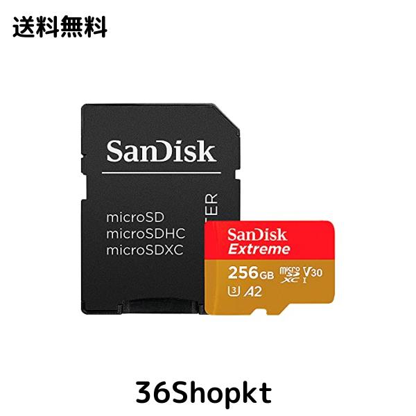 SanDisk ( サンディスク ) 256GB Extreme microSDXC A2 SDSQXA1-256G ［ 海外パッケージ ］