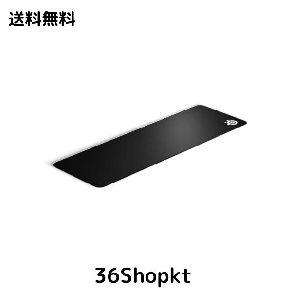 SteelSeries ゲーミングマウスパッド 大型 ステッチ ノンスリップラバーベース 90cm×30cm×0.2cm QcK Edge XL 63824
