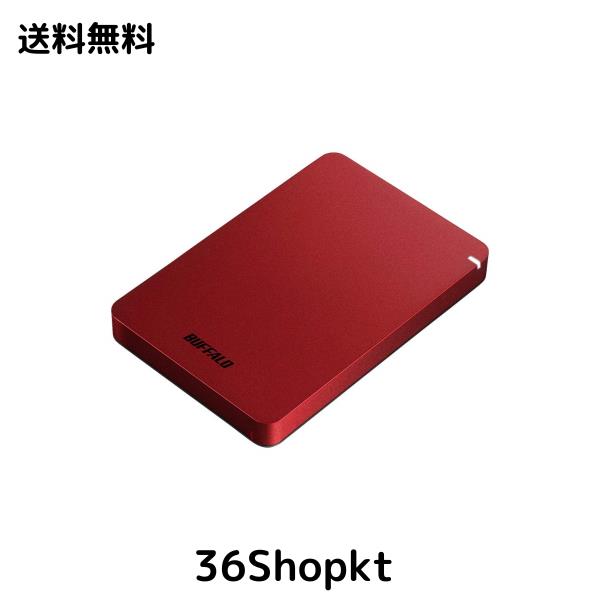 BUFFALO USB3.1(Gen.1)対応 耐衝撃ポータブルHDD 1TB レッド HD-PGF1.0U3-RDAの通販は