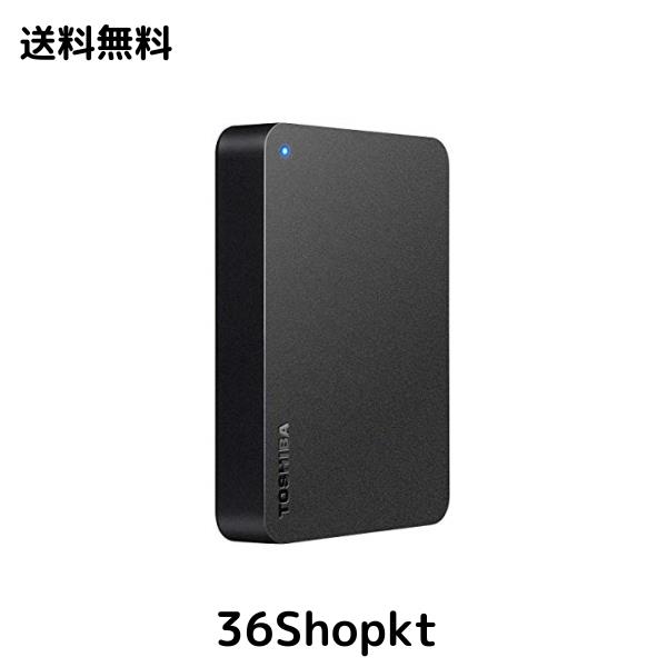 東芝(TOSHIBA) Canvio 4TB USB3.2(Gen1)対応 ポータブルHDD PC/TV対応 バッファローサポート 国内メーカー 故障予測 外付け Mac ブラック