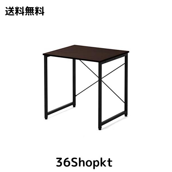 サンワダイレクト シンプルワークデスク 幅70cm×奥行60cm 組立簡単 モニターアーム対応 パソコンデスク ブラウン 100-DESKF011BRの通販は 8,115円