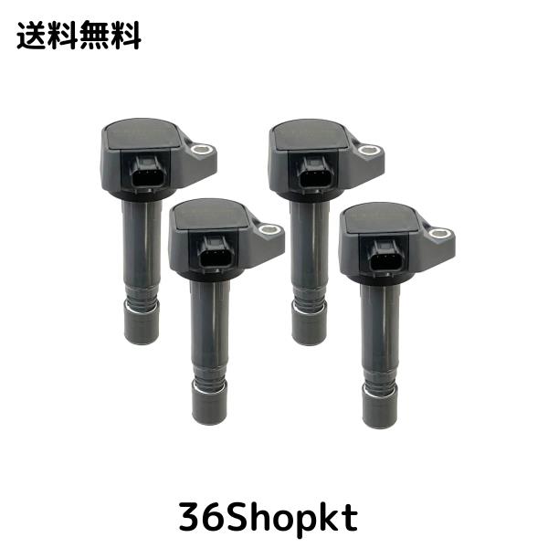 GzYcsFocusqp【4本セット】イグニッションコイル ホンダ（HONDA） クロスロード RT1 RT2 RT3 RT4 ステップワゴンスパーダ RK5 RK6 等に適