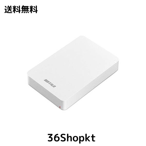 バッファロー BUFFALO USB3.1(Gen.1)対応 耐衝撃ポータブルHDD 5TB ホワイト HD-PGF5.0U3-GWHAの通販は