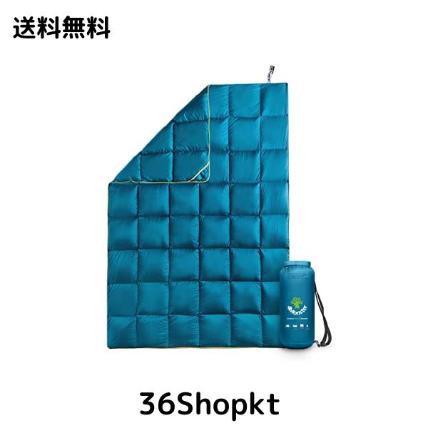 4Monster ダウン ブランケット マルチブランケット 防寒 アウトドア キャンプ 旅行 軽量 防水 防風 コンパクト ひざ掛け 肩掛け 掛け布団