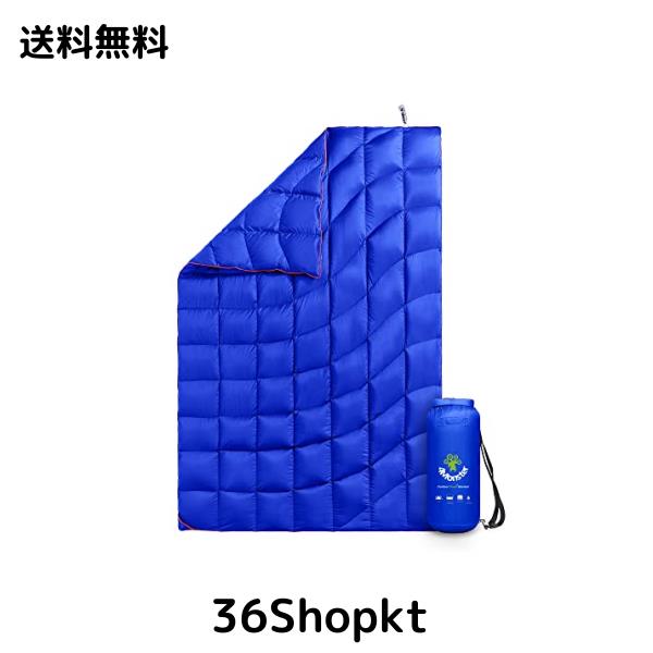 4Monster ダウン ブランケット マルチブランケット 防寒 アウトドア キャンプ 旅行 軽量 防水 防風 コンパクト ひざ掛け 肩掛け 掛け布団