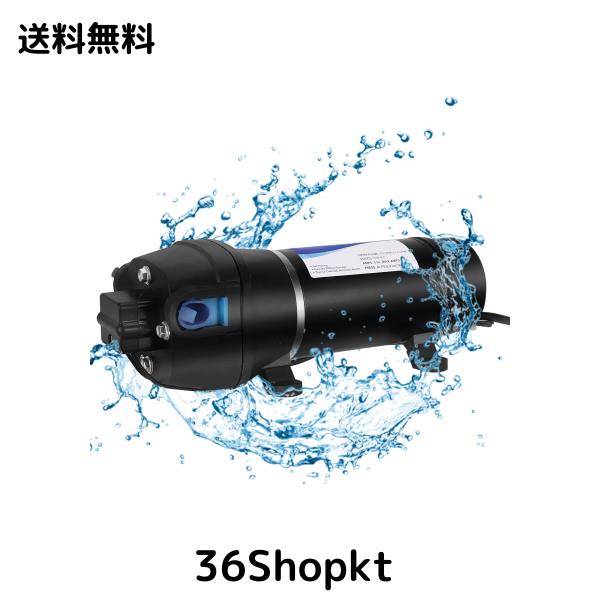 NEWTRY 給水 排水ポンプ ダイヤフラムポンプ 自吸式ウォーターポンプポンプ RV水道水ポンプ 自動スイッチ 大流量 17L/min (110V)