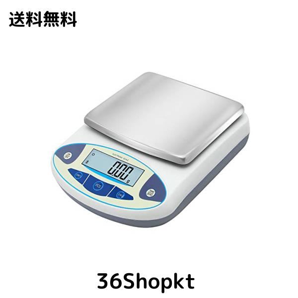 Bonvoisin 精密電子はかり 1000gx0.01g デジタルはかり 10mg 高精度電子天びん 計量器 分析電子天秤 皿寸法：180*140mm 電池別売り 日本