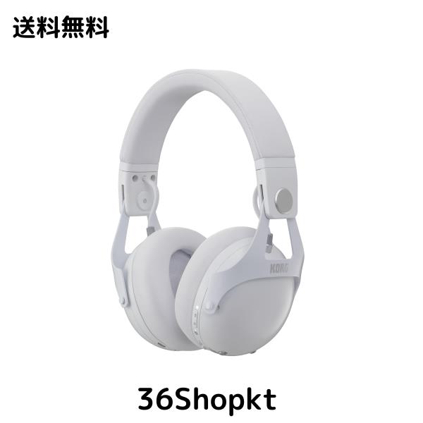 KORG ノイズキャンセリング DJヘッドホン NC-Q1 WH ホワイト ワイヤレス Bluetooth Googleアシスタント Siri 36時間連続使用