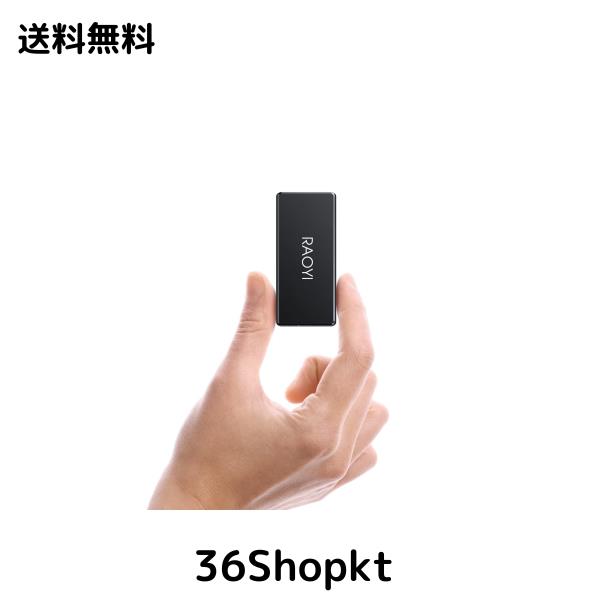 RAOYI 外付けSSD 500GB USB3.1 Gen2 ミニSSD ポータブルSSD 転送速度550MB/秒(最大) Type-Cに対応 PS4/ラップトップ/X-boxに適用 超小型