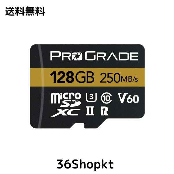 ProGrade Digital microSDXC UHS-II V60 GOLD 128GB プログレードデジタル 正規輸入品【Amazon.co.jp限定】