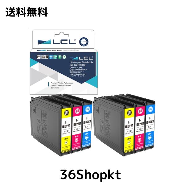 LCL エプソン用 IB02 IB02A IB02CA IB02MA IB02YA （2*3色セット） 顔料 互換インクカートリッジ 対応機種：PX-M7110F/M7110FP/M7110FT/Sの通販は