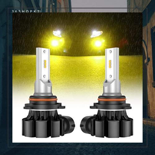 SEALIGHT フォグランプ LED HB4/9006 バルブ イエローフォグ 8000LM 30W CSPチップ搭載 3000K 50000時間以上寿命 車検対応 12V対応 加工の通販は 5,063円