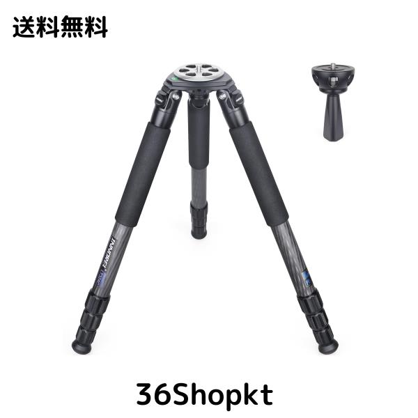 三脚 カメラ-INNOREL カーボン 三脚 コンパクト 一眼レフ三脚 ボール雲台付き 20KG最大耐荷重 4段伸縮 10-159CM作業高