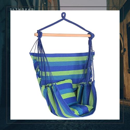 Rxakudedo ハンモック 木枠付き 丈夫なロープ 抱き枕付き*2 コンパクト チェアハンモック ハンモックハンギング 折畳み 大人＆子供兼用 の通販は 5,343円