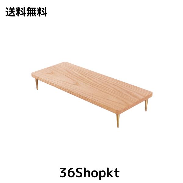 【原木からの一枚板】純正天然木 モニタースタンド 木製 モニター台 机上台 パソコン台 13-34インチ対応 幅520MM 奥行210MM 高さ80MM CRAの通販は